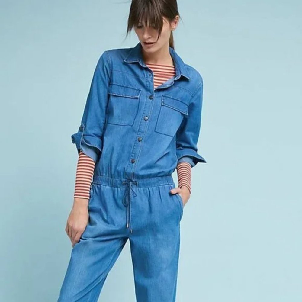 Lareen Denim Jumpsuit by Reiko